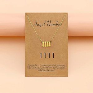 Numerology- Angel Number Necklace for Women Dainty